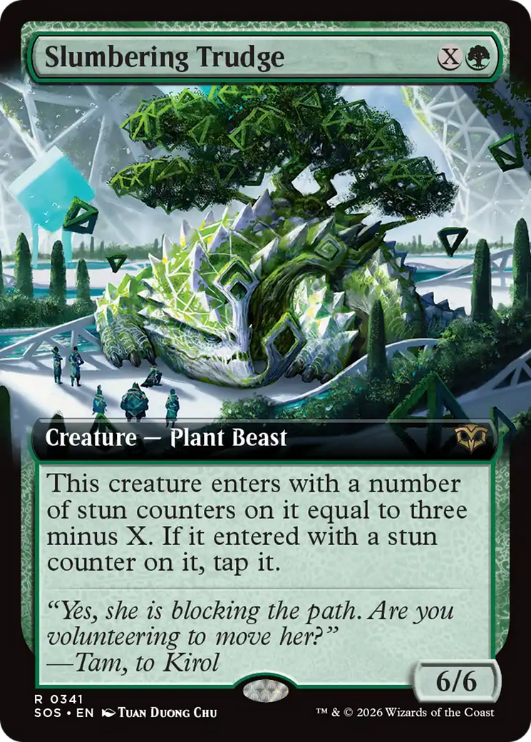 Slumbering Trudge (Extended Art) [Secrets of Strixhaven] | Tabernacle Games
