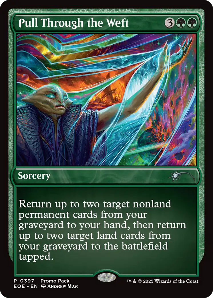 Pull Through the Weft [Edge of Eternities Promo Pack] | Tabernacle Games