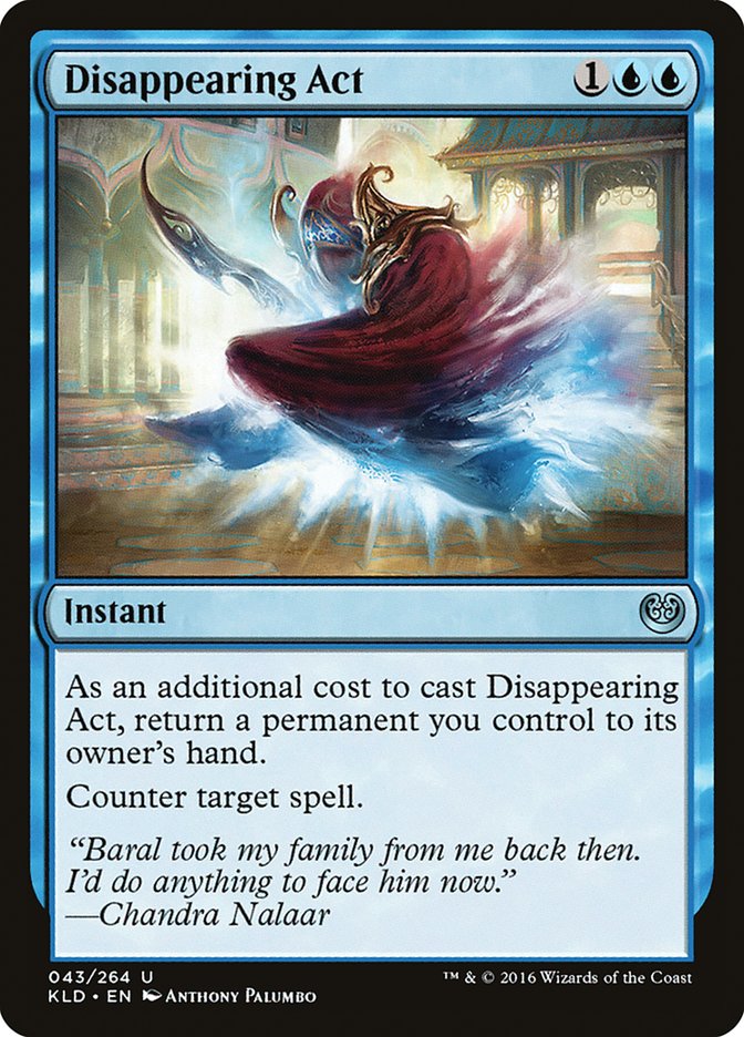 Disappearing Act [Kaladesh] | Tabernacle Games