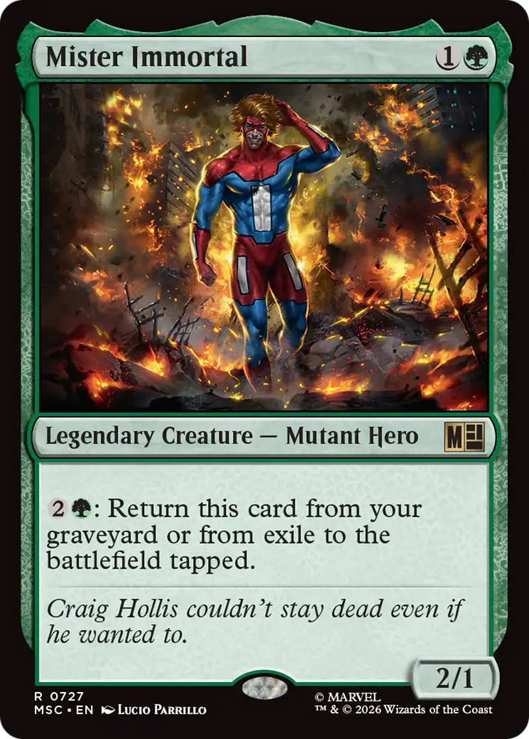 Mister Immortal [Marvel Super Heroes Commander] | Tabernacle Games