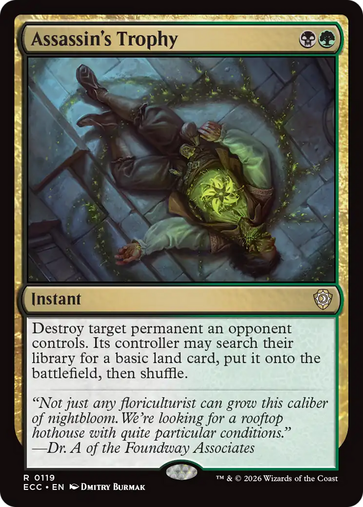 Assassin's Trophy [Lorwyn Eclipsed Commander] | Tabernacle Games