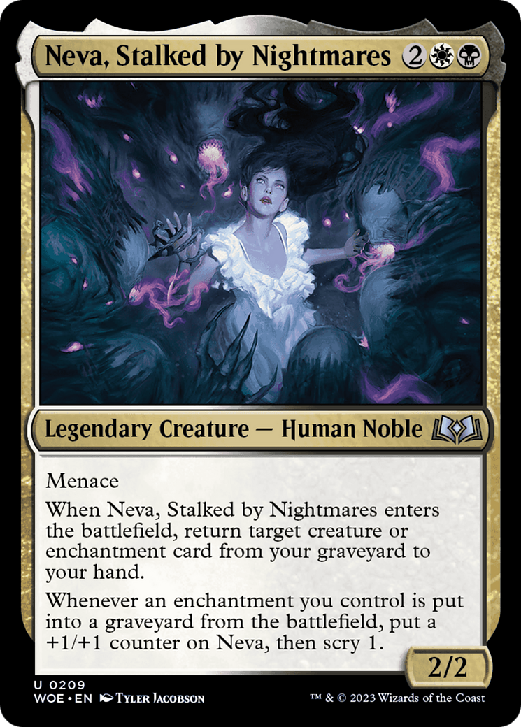 Neva, Stalked by Nightmares [Wilds of Eldraine] | Tabernacle Games