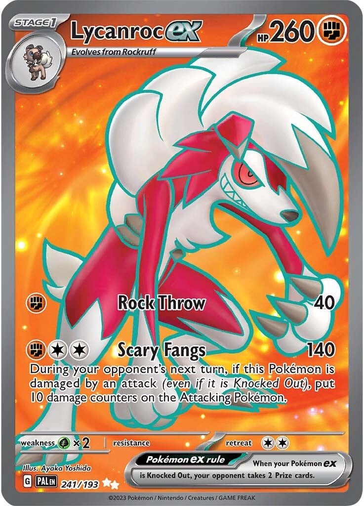 Lycanroc ex (241/193) [Scarlet & Violet: Paldea Evolved] | Tabernacle Games