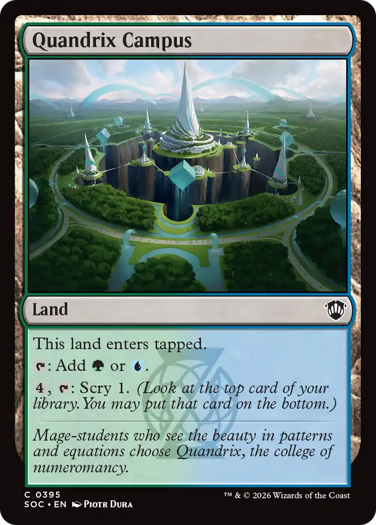 Quandrix Campus [Secrets of Strixhaven Commander] | Tabernacle Games