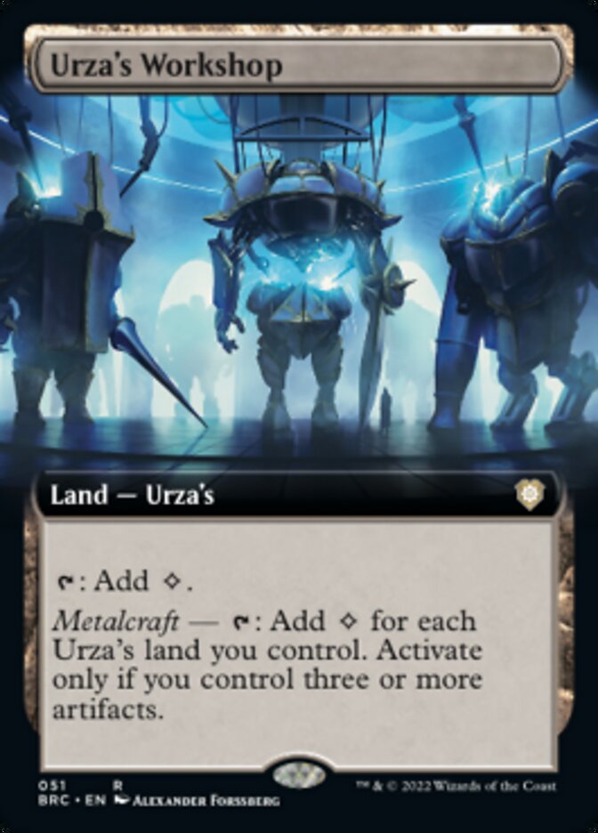 Urza's Workshop (Extended Art) [The Brothers' War Commander] | Tabernacle Games