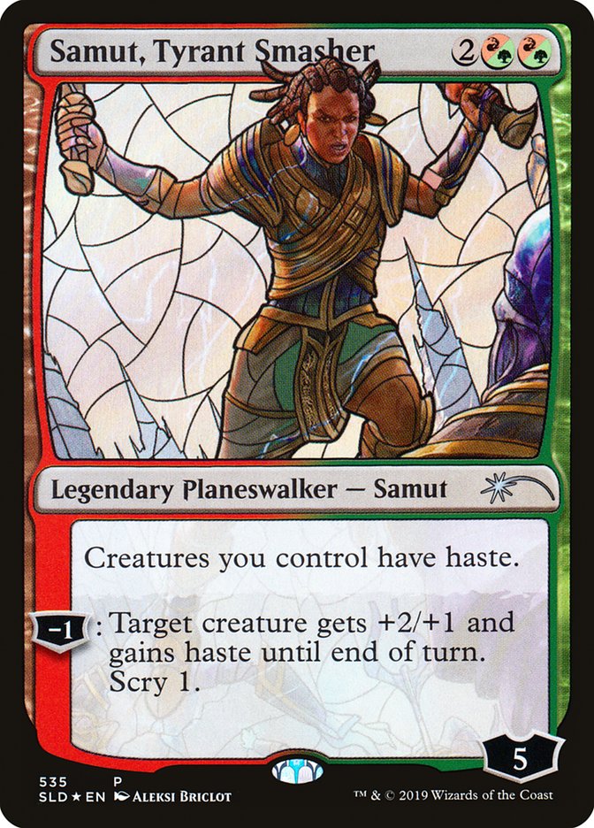 Samut, Tyrant Smasher (Stained Glass) [Secret Lair Drop Promos] | Tabernacle Games