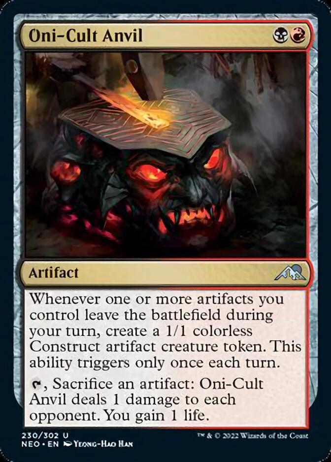 Oni-Cult Anvil [Kamigawa: Neon Dynasty] | Tabernacle Games
