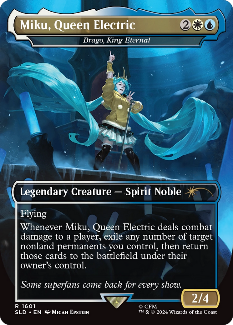 Miku, Queen Electric - Brago, King Eternal (Rainbow Foil) [Secret Lair Drop Series] | Tabernacle Games