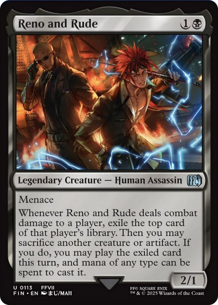 Reno and Rude [FINAL FANTASY] | Tabernacle Games