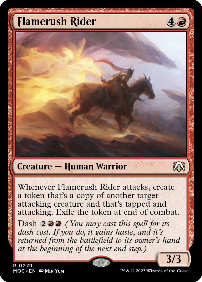 Flamerush Rider [March of the Machine Commander] | Tabernacle Games