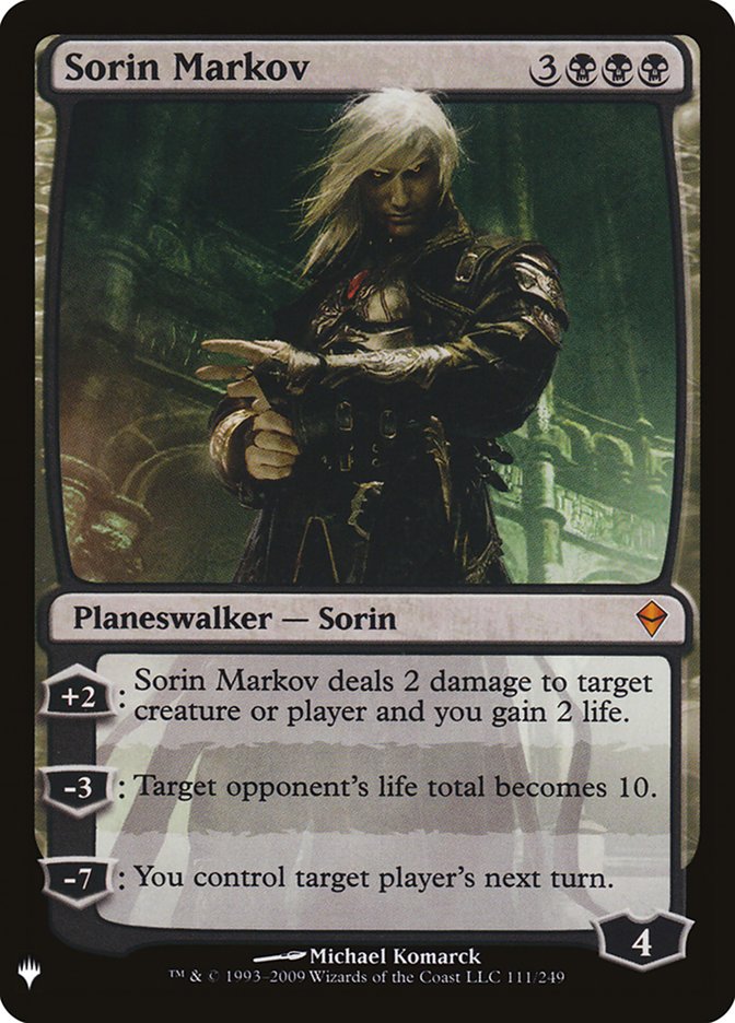 Sorin Markov [Mystery Booster] | Tabernacle Games