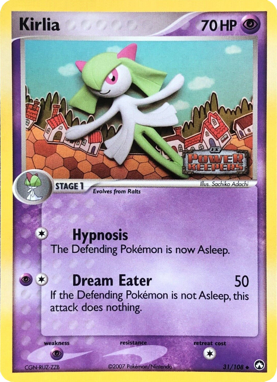Kirlia (31/108) (Stamped) [EX: Power Keepers] | Tabernacle Games