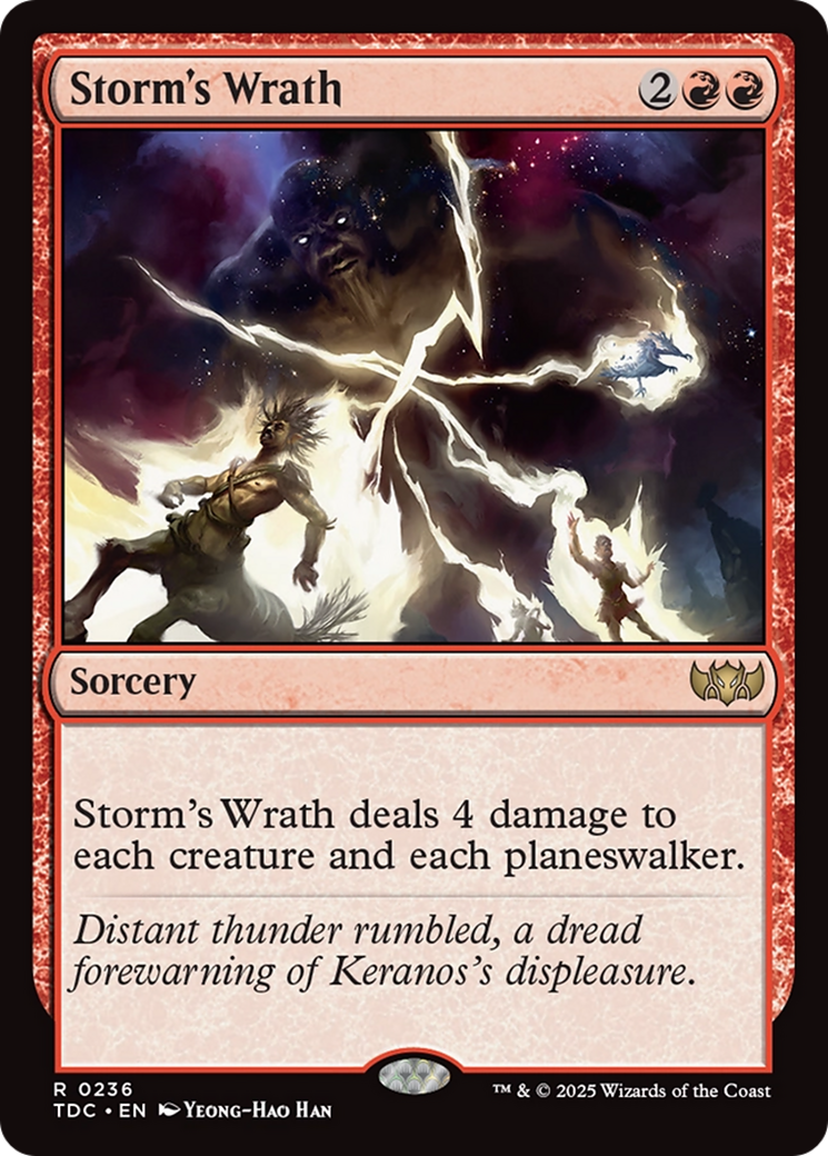 Storm's Wrath [Tarkir: Dragonstorm Commander] | Tabernacle Games