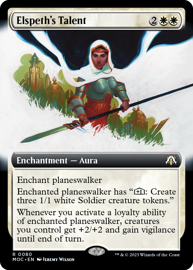 Elspeth's Talent (Extended Art) [March of the Machine Commander] | Tabernacle Games