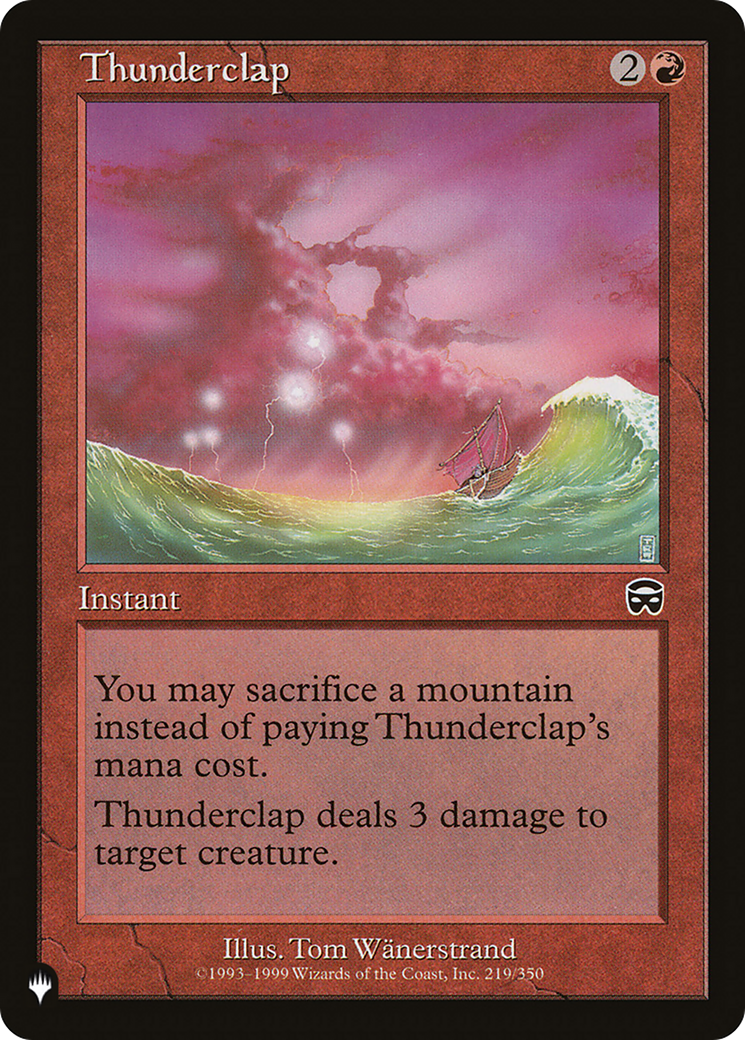 Thunderclap [The List] | Tabernacle Games