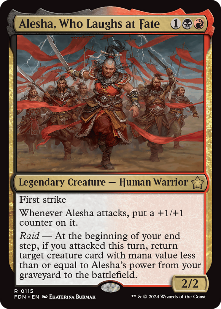 Alesha, Who Laughs at Fate [Foundations] | Tabernacle Games