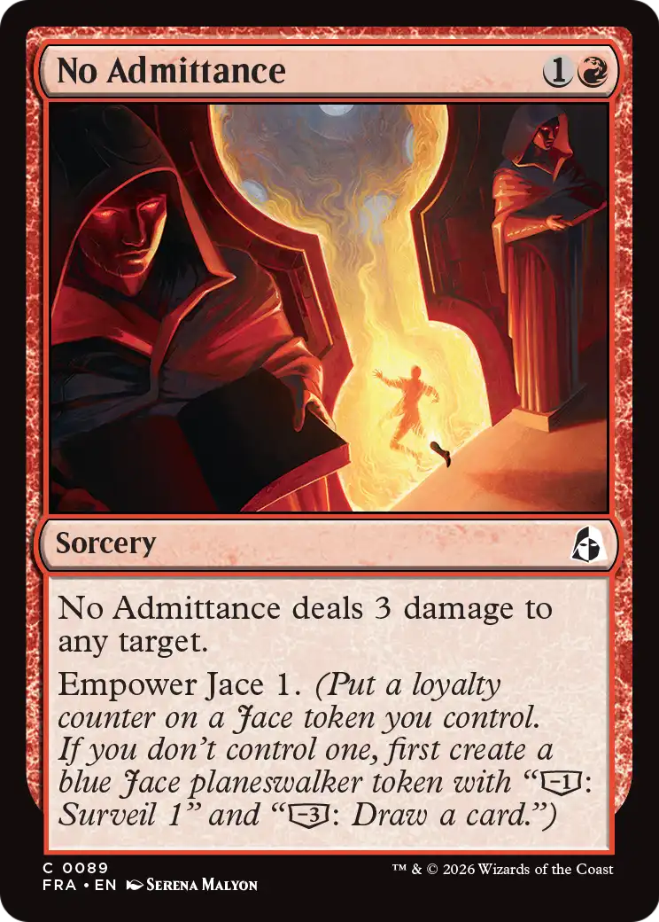 No Admittance [Reality Fracture] | Tabernacle Games