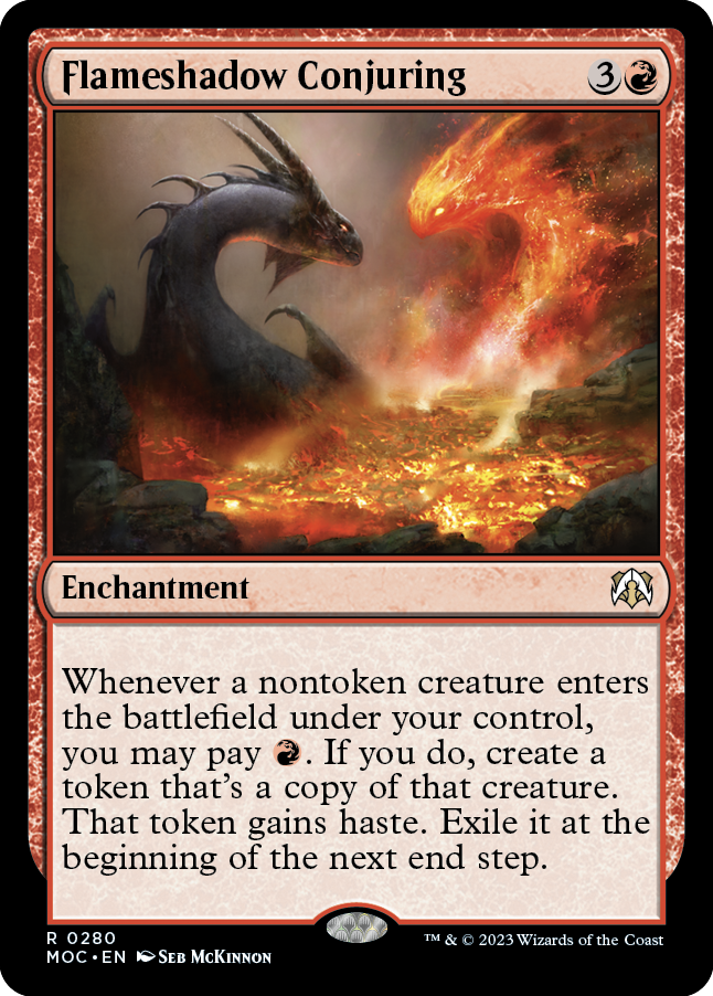 Flameshadow Conjuring [March of the Machine Commander] | Tabernacle Games