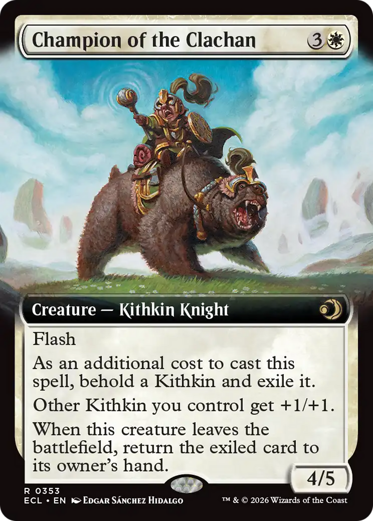 Champion of the Clachan (Extended Art) [Lorwyn Eclipsed] | Tabernacle Games