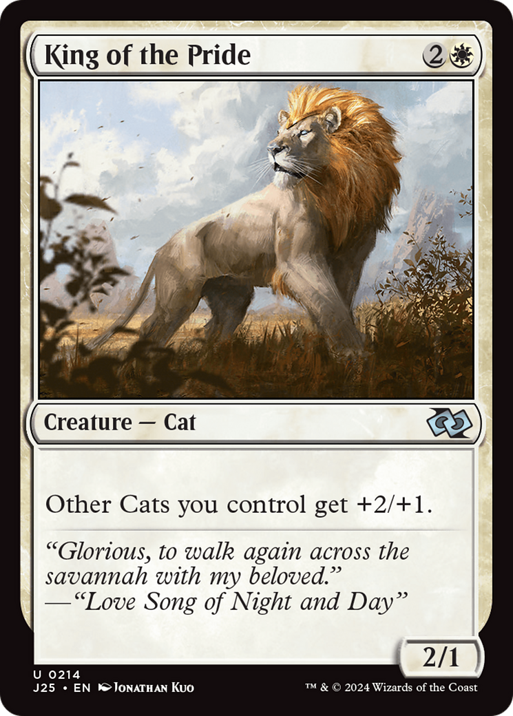 King of the Pride [Foundations Jumpstart] | Tabernacle Games