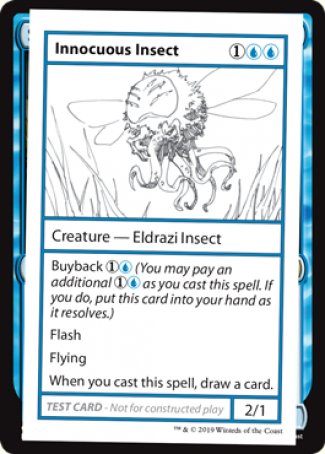 Innocuous Insect (2021 Edition) [Mystery Booster Playtest Cards] | Tabernacle Games