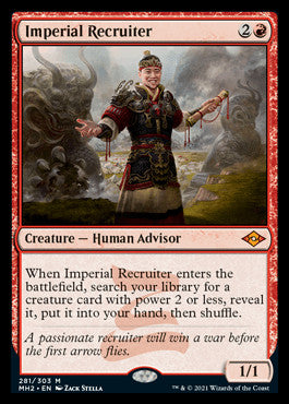 Imperial Recruiter (Foil Etched) [Modern Horizons 2] | Tabernacle Games