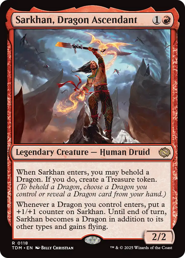 Sarkhan, Dragon Ascendant (118) [Tarkir: Dragonstorm] | Tabernacle Games