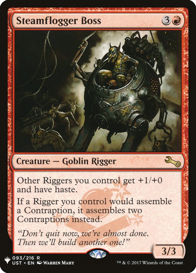 Steamflogger Boss [The List] | Tabernacle Games