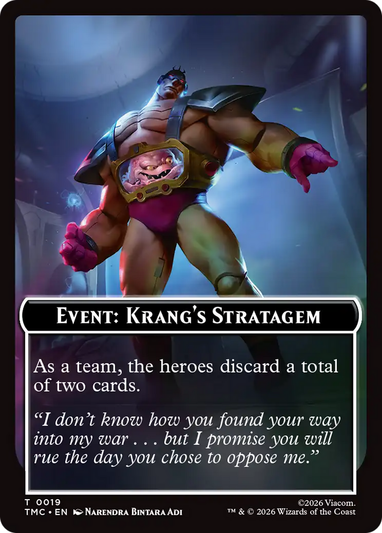 Event: Krang's Stratagem [Teenage Mutant Ninja Turtles Commander Tokens] | Tabernacle Games