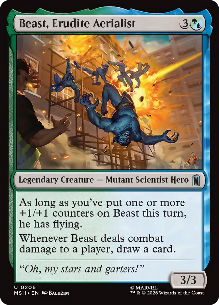 Beast, Erudite Aerialist [Marvel Super Heroes] | Tabernacle Games