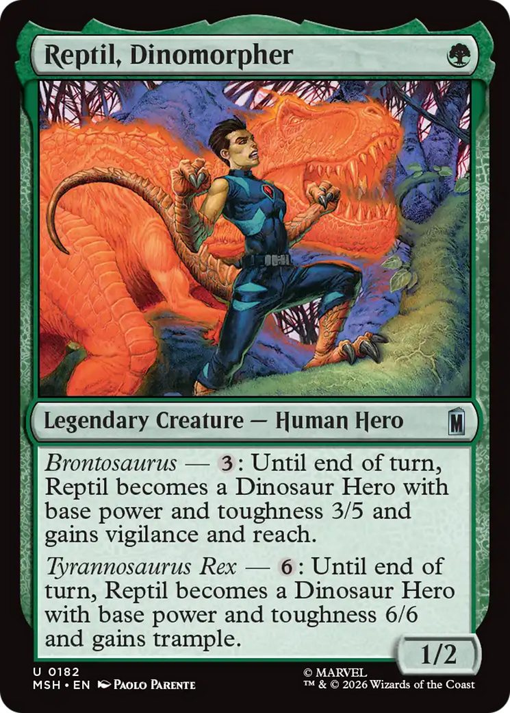 Reptil, Dinomorpher [Marvel Super Heroes] | Tabernacle Games