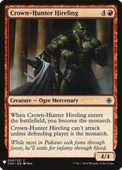 Crown-Hunter Hireling [Mystery Booster] | Tabernacle Games