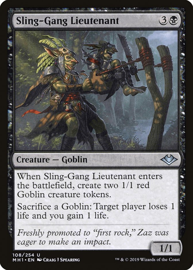 Sling-Gang Lieutenant [Modern Horizons] | Tabernacle Games