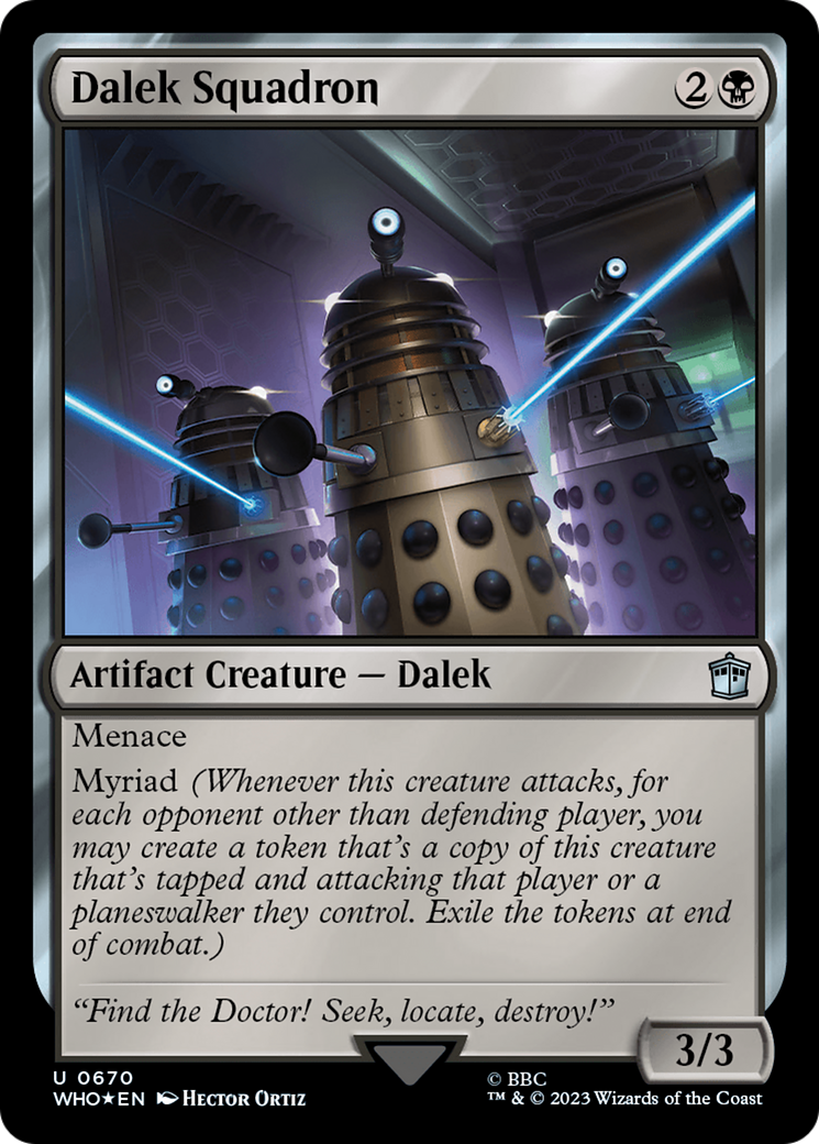Dalek Squadron (Surge Foil) [Doctor Who] | Tabernacle Games