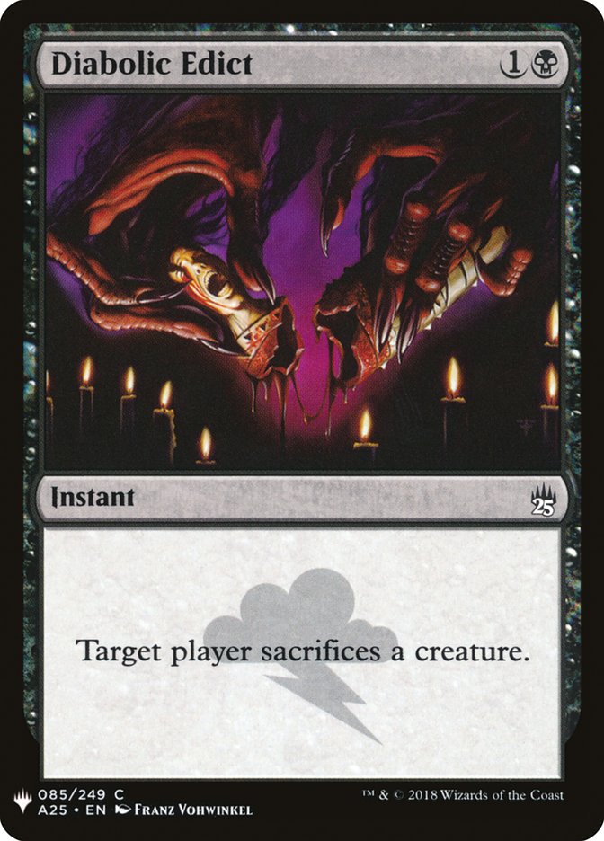 Diabolic Edict [Mystery Booster] | Tabernacle Games