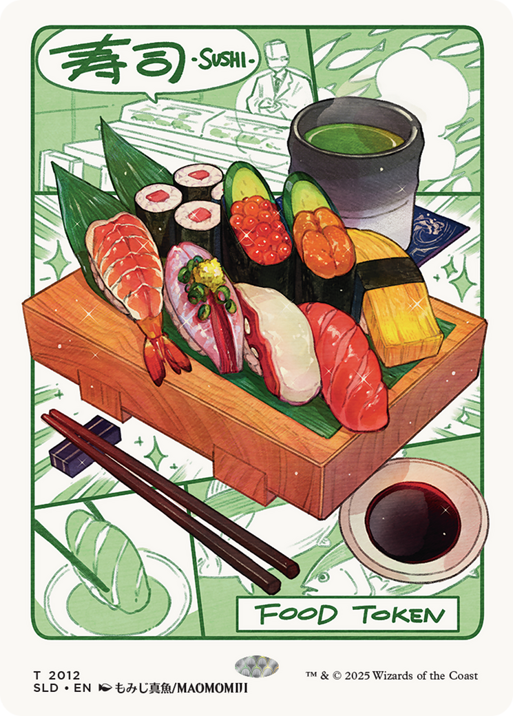 Food Token (2012) (Rainbow Foil) [Secret Lair Drop Series] | Tabernacle Games