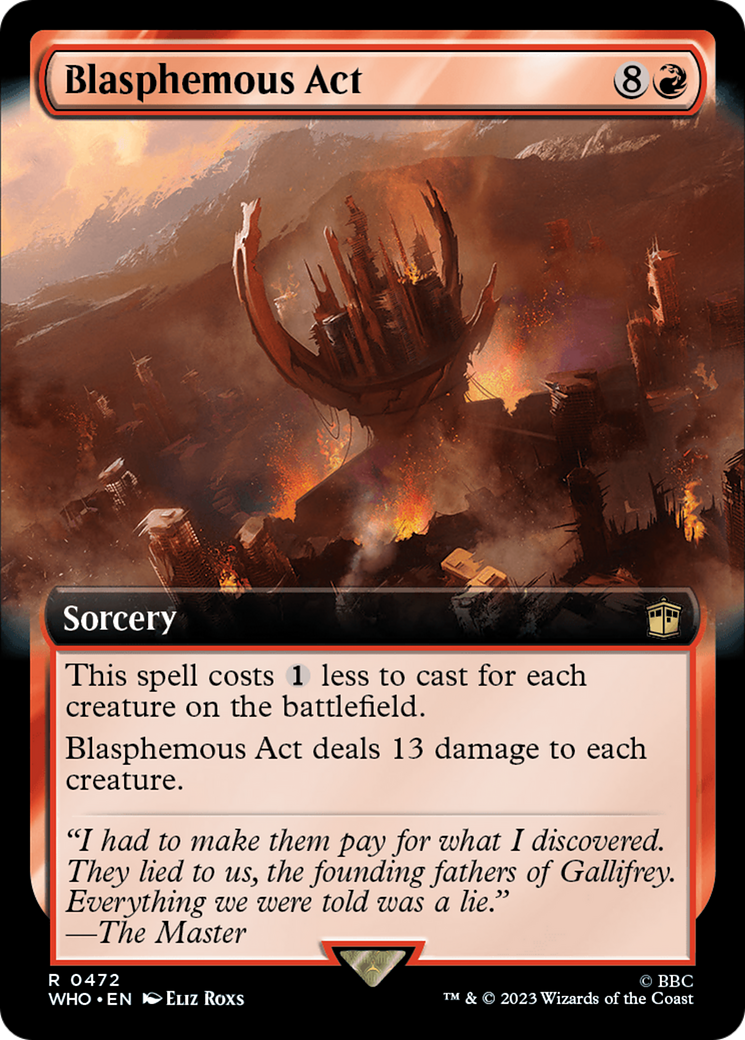 Blasphemous Act (Extended Art) [Doctor Who] | Tabernacle Games