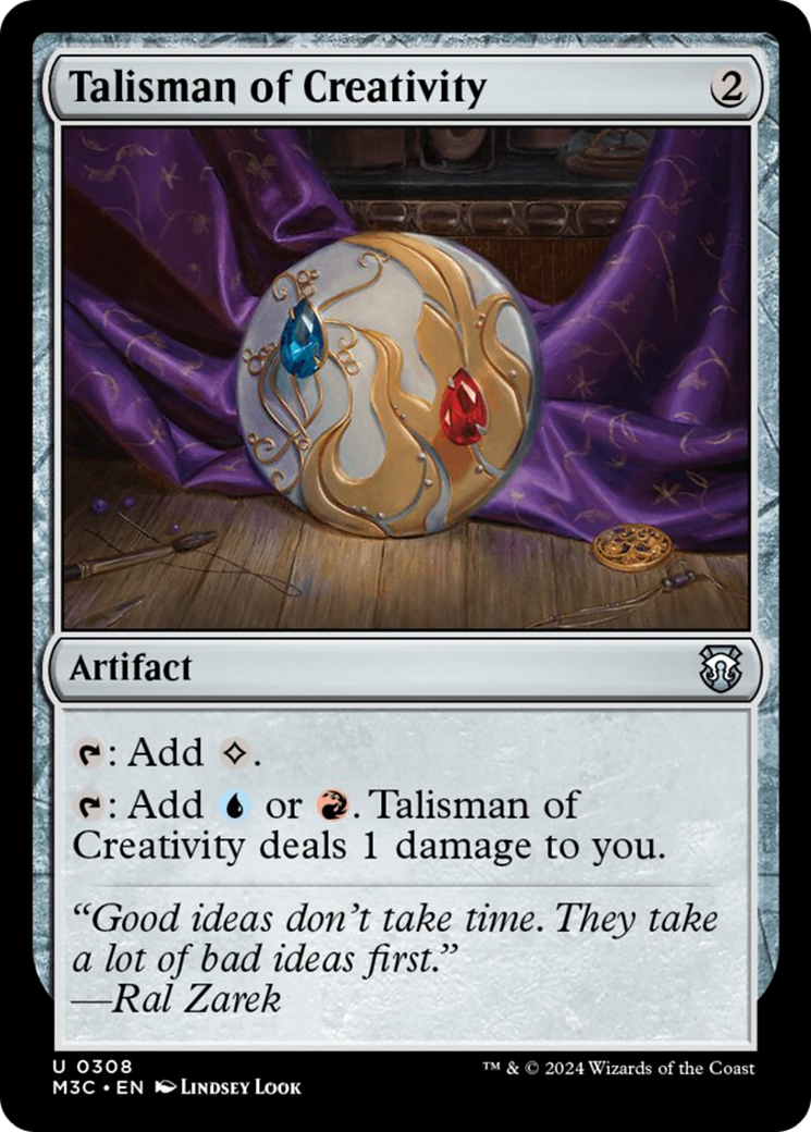 Talisman of Creativity [Modern Horizons 3 Commander] | Tabernacle Games