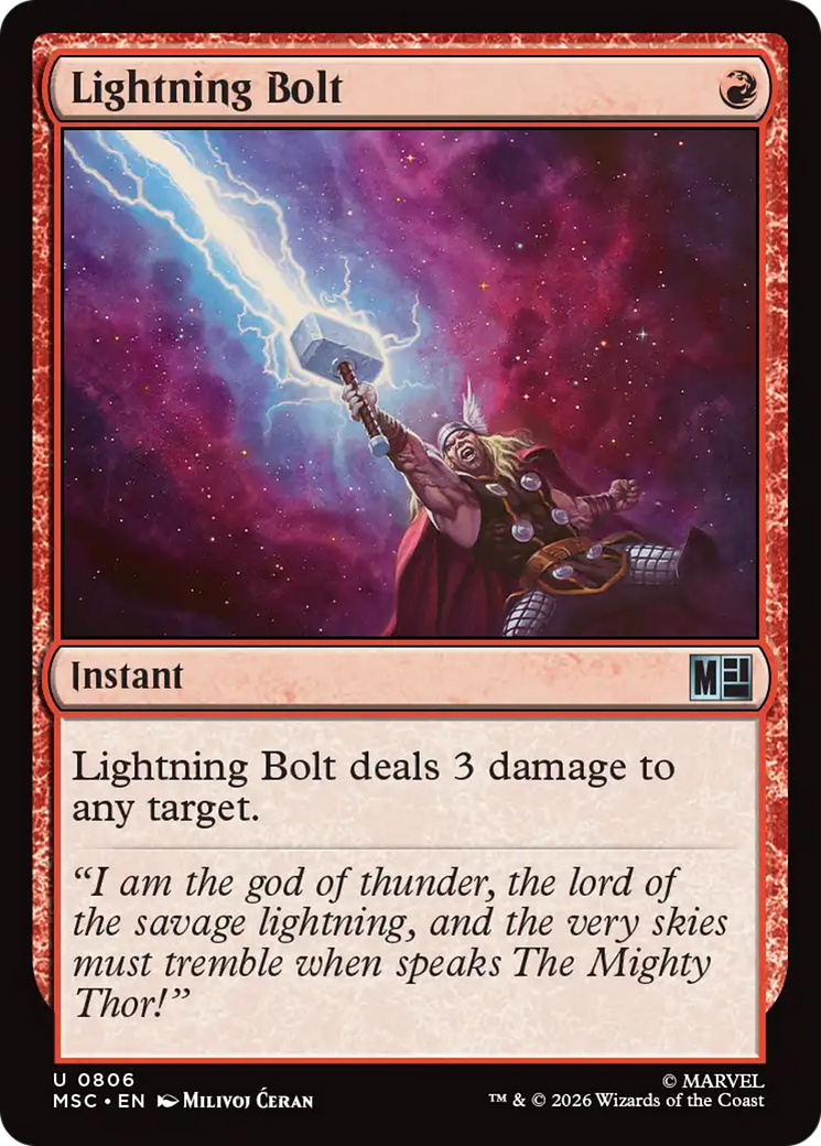 Lightning Bolt [Marvel Super Heroes Commander] | Tabernacle Games