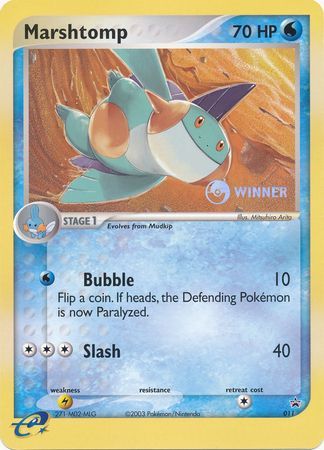 Marshtomp (011) (Jumbo Card) [Nintendo: Black Star Promos] | Tabernacle Games