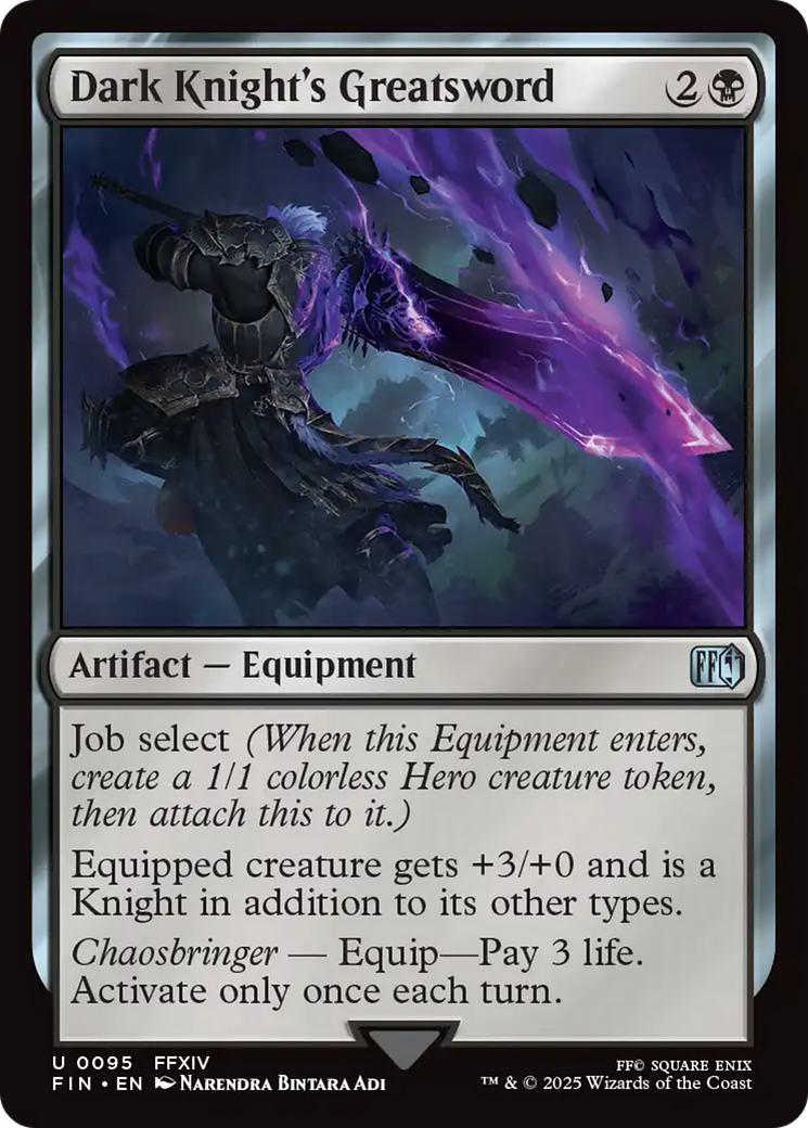 Dark Knight's Greatsword [FINAL FANTASY] | Tabernacle Games