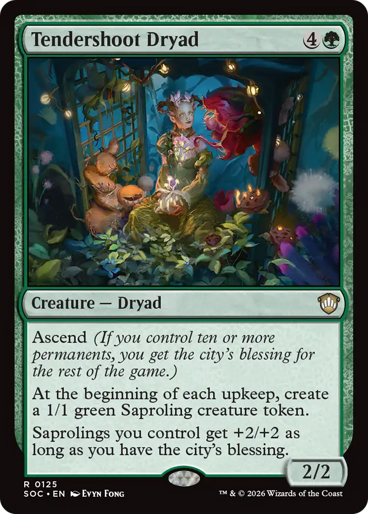 Tendershoot Dryad [Secrets of Strixhaven Commander] | Tabernacle Games