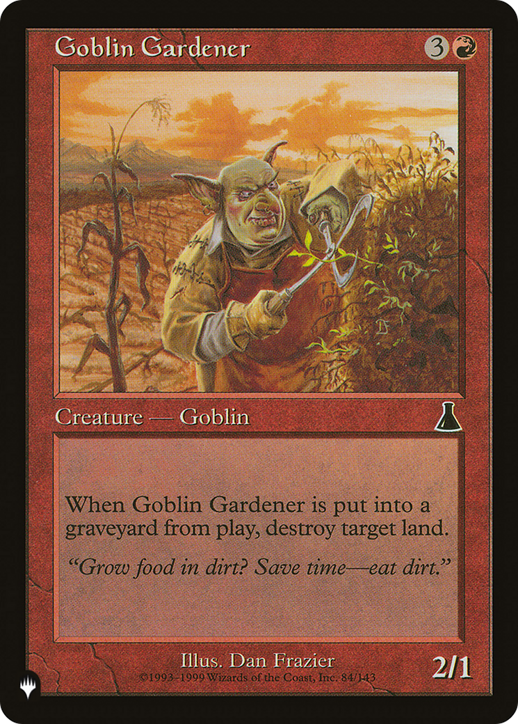 Goblin Gardener [The List Reprints] | Tabernacle Games