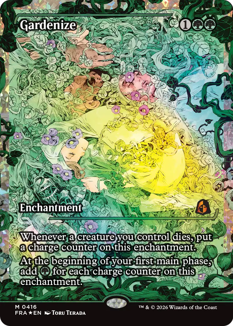 Gardenize (Showcase) (Fracture Foil) (0416) [Reality Fracture] | Tabernacle Games