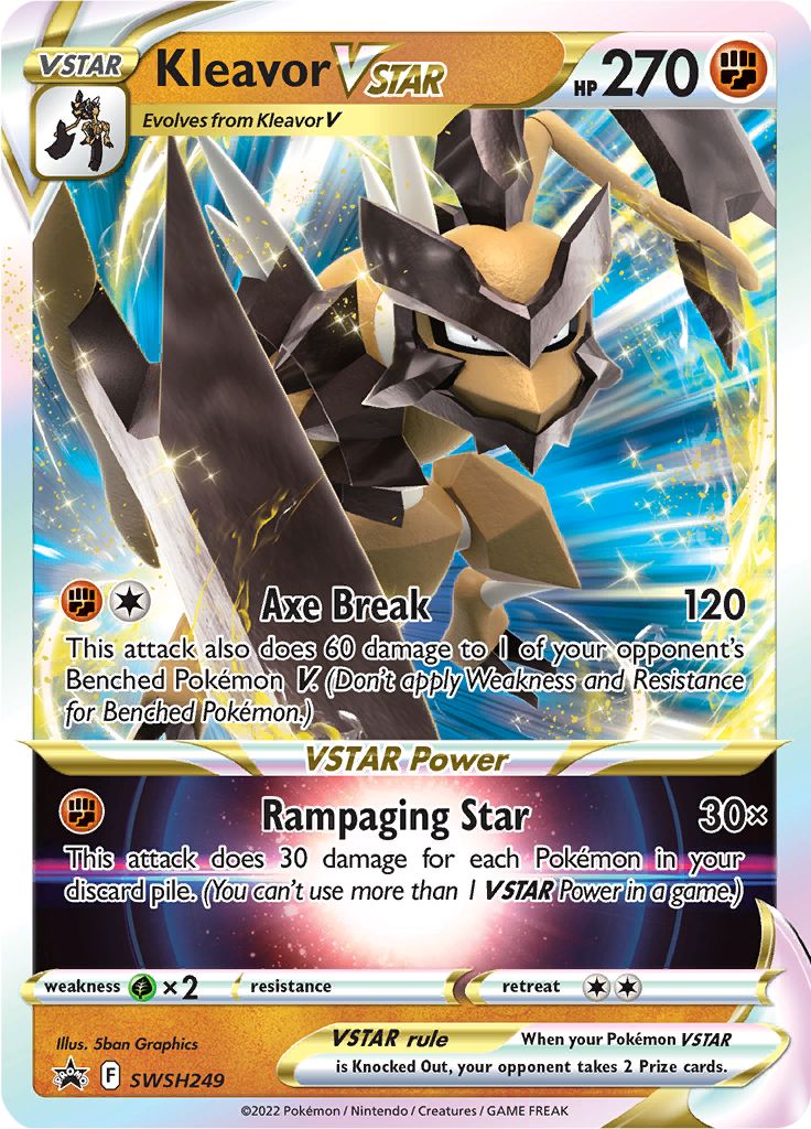 Kleavor VSTAR (SWSH249) (Jumbo Card) [Sword & Shield: Black Star Promos] | Tabernacle Games