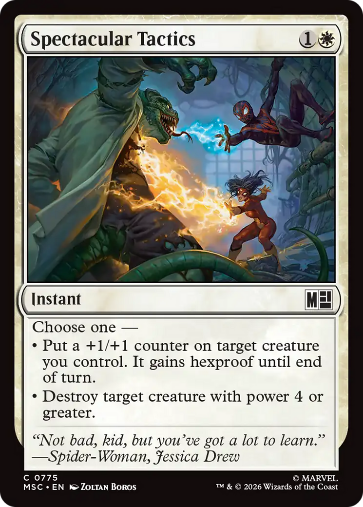 Spectacular Tactics [Marvel Super Heroes Commander] | Tabernacle Games