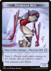 Phyrexian Mite (011) // Phyrexian Goblin Double-Sided Token [Phyrexia: All Will Be One Tokens] | Tabernacle Games