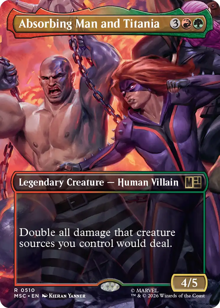 Absorbing Man and Titania (Borderless) [Marvel Super Heroes Commander] | Tabernacle Games