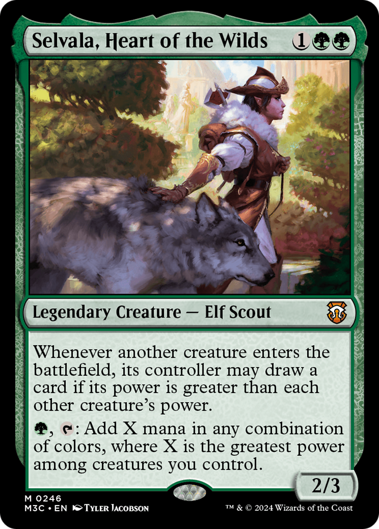 Selvala, Heart of the Wilds (Ripple Foil) [Modern Horizons 3 Commander] | Tabernacle Games