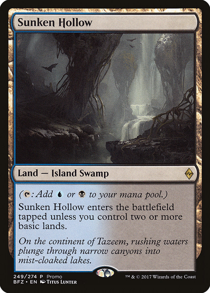 Sunken Hollow (Promo) [Standard Showdown Promos] | Tabernacle Games